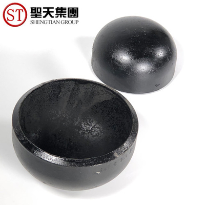 Asme B16.9 6 Sch40 कैप कार्बन स्टील ब्लैक पाइप फिटिंग DN15-3000